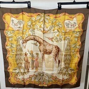 Authentic Ferragamo Silk Scarf